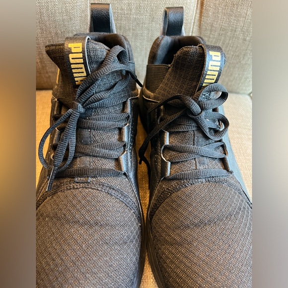 Puma Enzo Mesh Running Shoes Black Gold Women’s 10 Sneakers - Picture 6 of 11